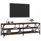 Preview: TV-Schrank Braun Eichen-Optik 160x40x50 cm Holzwerkstoff