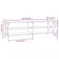 Preview: TV-Schrank Grau Sonoma 160x40x50 cm Holzwerkstoff