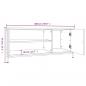 Preview: TV-Schrank Braun Eichen-Optik 100x40x45 cm Holzwerkstoff