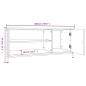 Preview: TV-Schrank Sonoma-Eiche 100x40x45 cm Holzwerkstoff