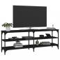 Preview: TV-Schrank Schwarz 140x30x50 cm Holzwerkstoff