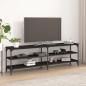 Preview: ARDEBO.de - TV-Schrank Schwarz 160x30x50 cm Holzwerkstoff