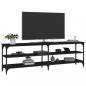 Preview: TV-Schrank Schwarz 160x30x50 cm Holzwerkstoff