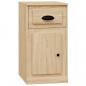 Preview: Beistellschrank mit Schublade Sonoma-Eiche 40x50x75 cm