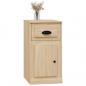 Preview: Beistellschrank mit Schublade Sonoma-Eiche 40x50x75 cm