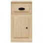 Preview: Beistellschrank mit Schublade Sonoma-Eiche 40x50x75 cm