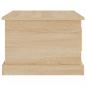 Preview: Couchtisch Sonoma-Eiche 50x50x35 cm Holzwerkstoff