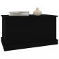 Preview: Truhe Schwarz 70x40x38 cm Holzwerkstoff