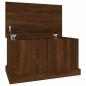 Preview: Truhe Braun Eiche-Optik 70x40x38 cm Holzwerkstoff