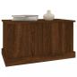 Preview: Truhe Braun Eiche-Optik 70x40x38 cm Holzwerkstoff