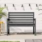 Preview: ARDEBO.de - Gartenbank Grau 109x48x91,5 cm Massivholz Kiefer