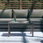 Preview: Gartentisch Grau 82,5x50,5x45 cm Massivholz Kiefer