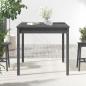 Preview: Gartentisch Grau 82,5x82,5x76 cm Massivholz Kiefer