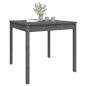 Preview: Gartentisch Grau 82,5x82,5x76 cm Massivholz Kiefer