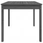 Preview: Gartentisch Grau 82,5x82,5x76 cm Massivholz Kiefer