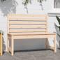 Preview: Gartenbank 109 cm Massivholz Kiefer