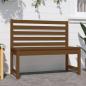 Preview: Gartenbank Honigbraun 109 cm Massivholz Kiefer