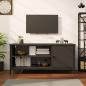 Preview: ARDEBO.de - TV-Schrank Schwarz 100x40x45 cm Holzwerkstoff