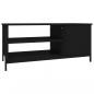 Preview: TV-Schrank Schwarz 100x40x45 cm Holzwerkstoff