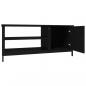 Preview: TV-Schrank Schwarz 100x40x45 cm Holzwerkstoff