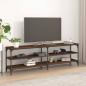 Preview: ARDEBO.de - TV-Schrank Braun Eichen-Optik 160x30x50 cm Holzwerkstoff