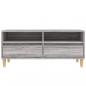 Preview: TV-Schrank Grau Sonoma 100x34,5x44,5 cm Holzwerkstoff