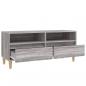 Preview: TV-Schrank Grau Sonoma 100x34,5x44,5 cm Holzwerkstoff