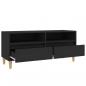 Preview: TV-Schrank Schwarz 100x34,5x44,5 cm Holzwerkstoff