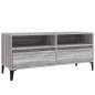 Preview: TV-Schrank Grau Sonoma 100x34,5x44,5 cm Holzwerkstoff