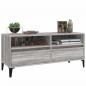 Preview: TV-Schrank Grau Sonoma 100x34,5x44,5 cm Holzwerkstoff