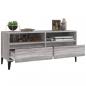 Preview: TV-Schrank Grau Sonoma 100x34,5x44,5 cm Holzwerkstoff