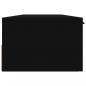 Preview: Wandschrank Schwarz 102x30x20 cm Holzwerkstoff