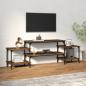 Preview: ARDEBO.de - TV-Schrank Braun Eichen-Optik 157x35x52 cm Holzwerkstoff