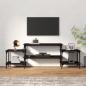 Preview: TV-Schrank Schwarz 157x35x52 cm Holzwerkstoff