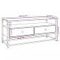 Preview: TV-Schrank Grau Sonoma 100x35x45 cm Holzwerkstoff