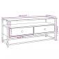 Preview: TV-Schrank Braun Eichen-Optik 100x35x45 cm Holzwerkstoff