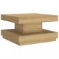 Preview: Couchtisch Hellbraun 60x60x35 cm MDF