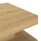 Preview: Couchtisch Hellbraun 60x60x35 cm MDF