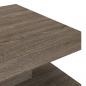 Preview: Couchtisch Grau 60x60x35 cm MDF