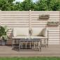 Preview: ARDEBO.de - 3-tlg. Garten-Lounge-Set mit Kissen Anthrazit Poly Rattan