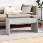 Preview: ARDEBO.de - Couchtisch Betongrau 102x50,5x52,5 cm Holzwerkstoff