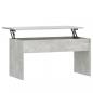 Preview: Couchtisch Betongrau 102x50,5x52,5 cm Holzwerkstoff