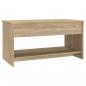 Preview: Couchtisch Sonoma-Eiche 102x50x52,5 cm Holzwerkstoff