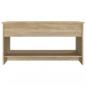 Preview: Couchtisch Sonoma-Eiche 102x50x52,5 cm Holzwerkstoff