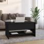 Preview: Couchtisch Schwarz 80x50x40 cm Holzwerkstoff