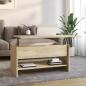 Preview: ARDEBO.de - Couchtisch Sonoma-Eiche 80x50x40 cm Holzwerkstoff