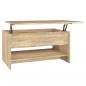 Preview: Couchtisch Sonoma-Eiche 80x50x40 cm Holzwerkstoff