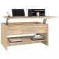 Preview: Couchtisch Sonoma-Eiche 80x50x40 cm Holzwerkstoff