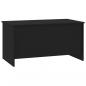 Preview: Couchtisch Schwarz 102x55,5x52,5 cm Holzwerkstoff