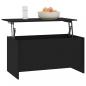 Preview: Couchtisch Schwarz 102x55,5x52,5 cm Holzwerkstoff